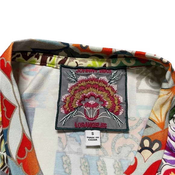 Johnny Was Catalina Block Favorite Crew Neck Tee Size Small NWOT Sold Out - Picture 3 of 5